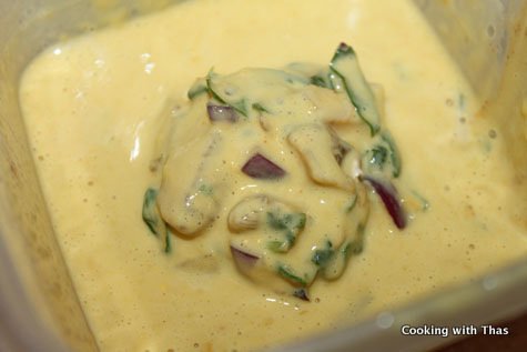 dipped in gram flour batter