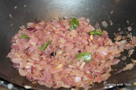 making chicken masala