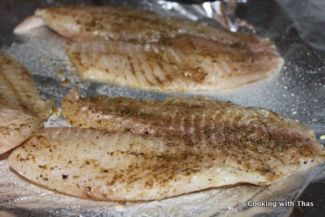marinated tilapia