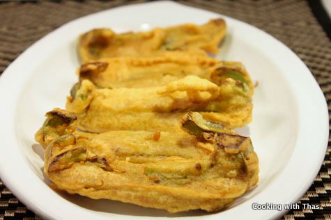 Green Pepper Fritters