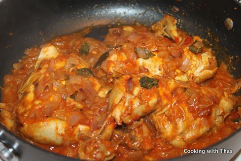 making-chicken leg roast