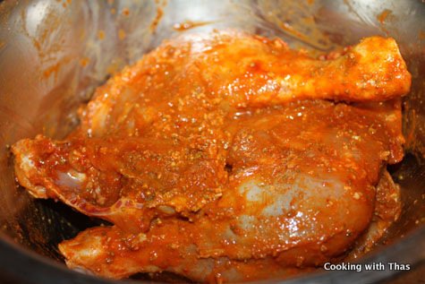 marinated chicken legs