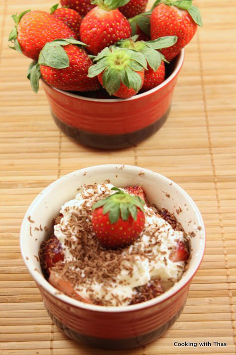 strawberry-whipped cream