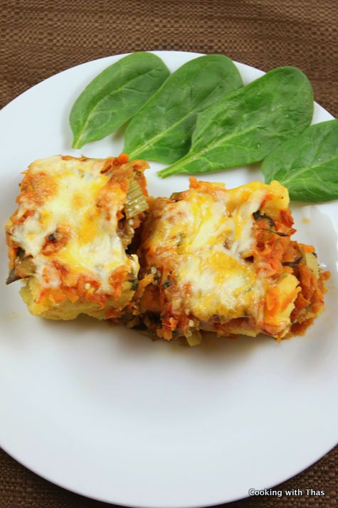 Polenta-lasagna