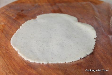buckwheat poori making