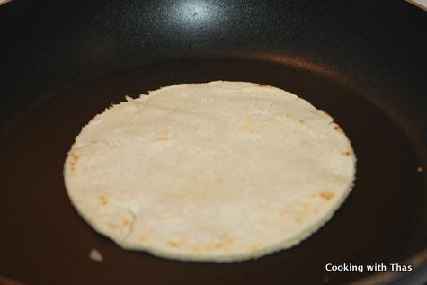 homemade tortilla
