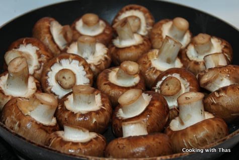 brown mushrooms