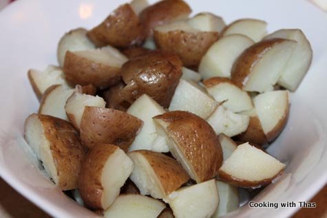 cooked potato