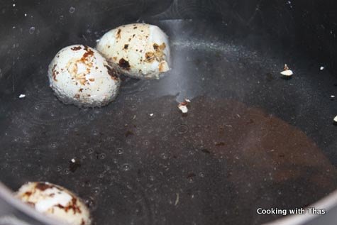 making hard boiled eggs