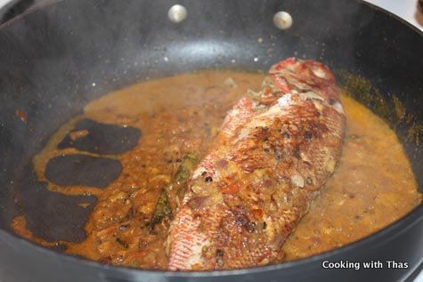 making pan fried red snapper