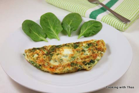 spinach omelette