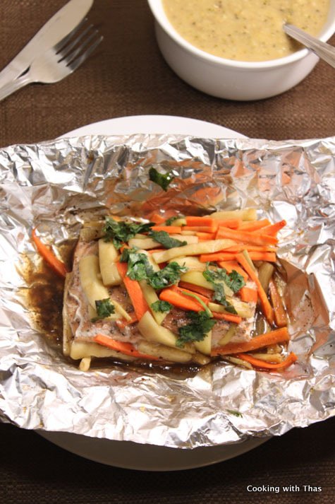 Baked salmon