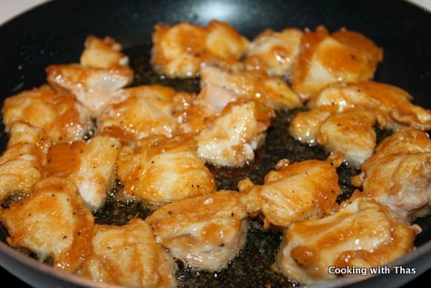 frying chicken