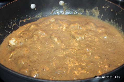 making eggplant chicken