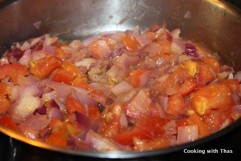 making sauce