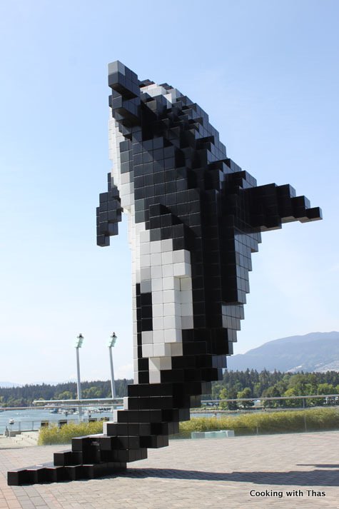 whale sculpture