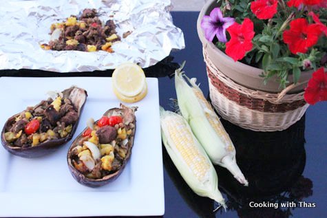 grilled-pineapple-eggplant-beef stew