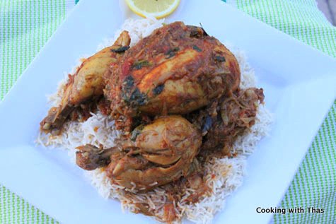 whole-chicken curry