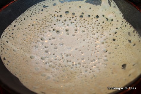 making-buckwheat appam