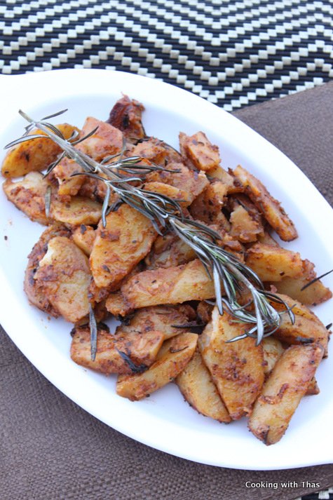 roasted-herb potatoes