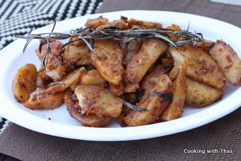 roasted herb potatoes