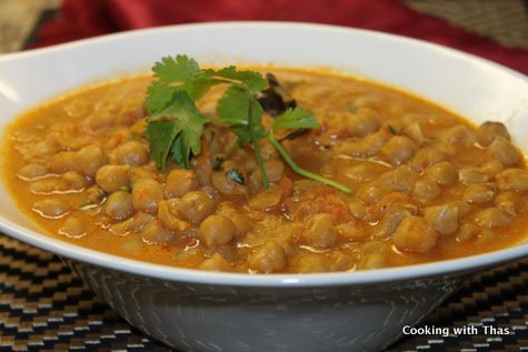 Chick pea curry