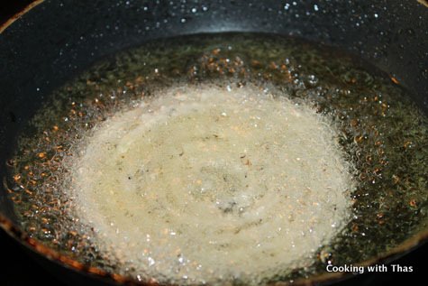 frying murukku