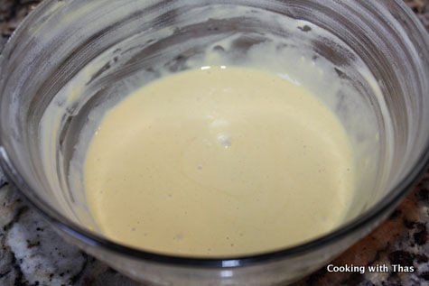 gram flour batter