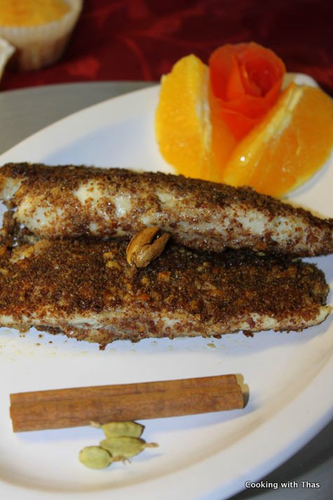 walnut crusted tilapia