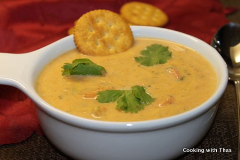 Creamy veggie soup