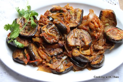 eggplant-stir fry