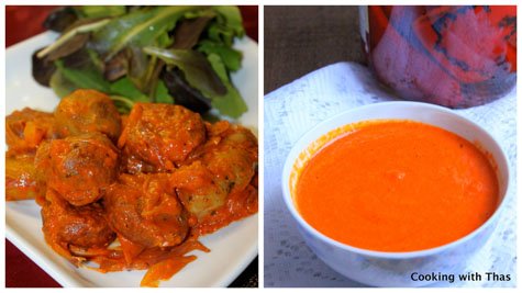 roasted red pepper sauce