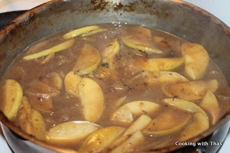 making chicken normandy