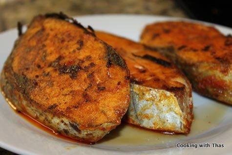 pan fried vinegar kingfish