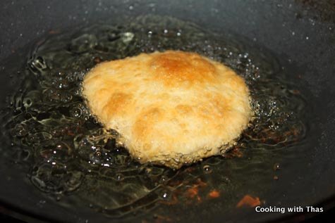 frying kachori
