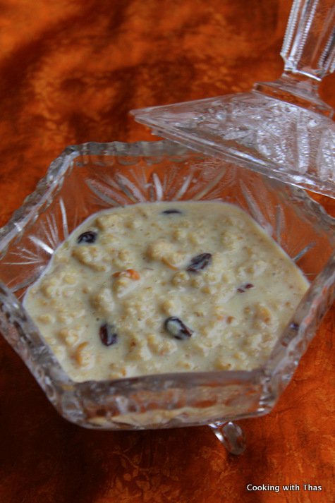oats and nuts payasam