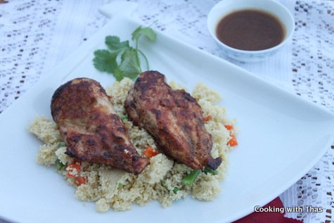 pan fried chicken in-dates sauce