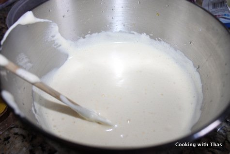 whipped eggs