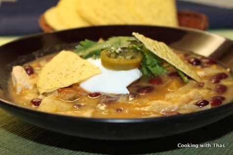 Tortilla chicken soup
