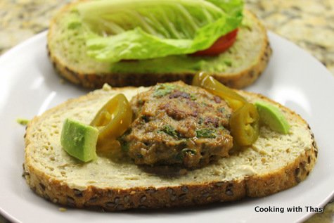 making spinach chicken patties