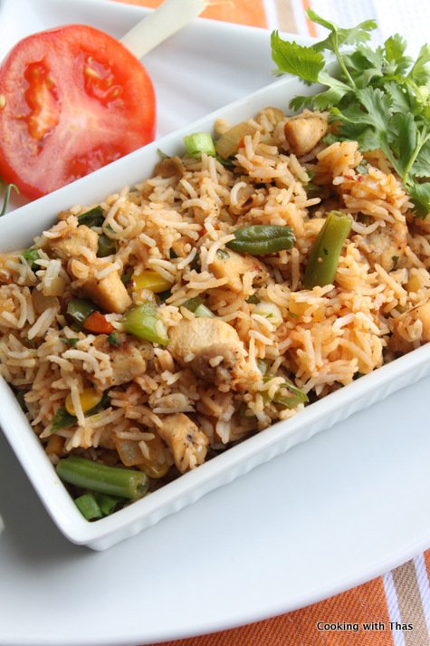 chicken-fried rice