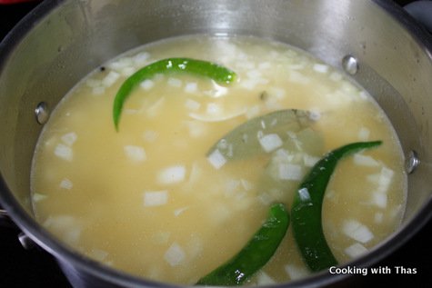 cooking rice for mandi