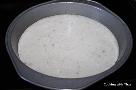 steamed rice layer