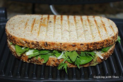 grilling rosemary chicken melts