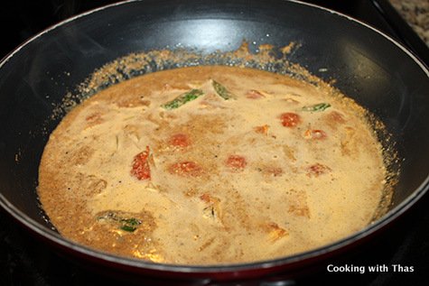 making egg curry