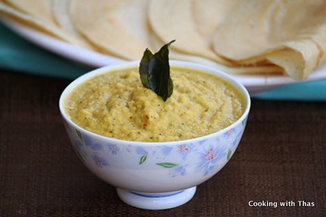 coconut-onion chutney