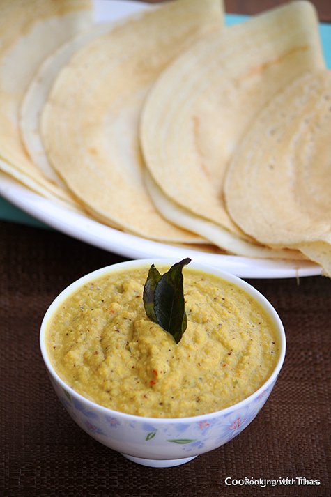 onion-coconut chutney