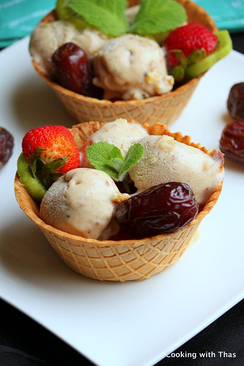 Easy Medjool Dates Ice cream