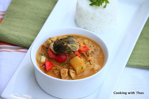 Aromatic chicken curry-Thai Style-001