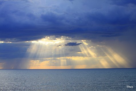 before sunset